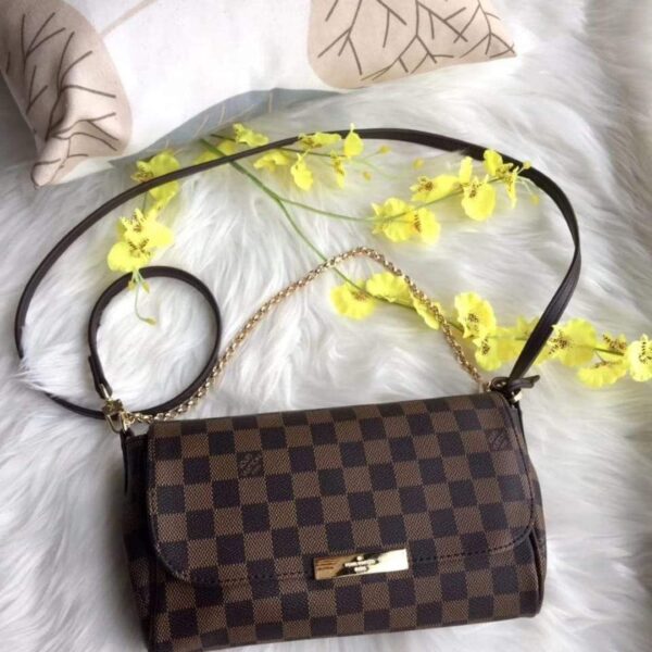 LV Shelton Grid Shoulder Bag(With Box)