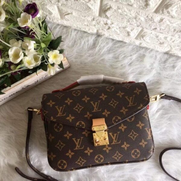 LV Pochette Metis Coffee Monogram Sling Bag (With Box)