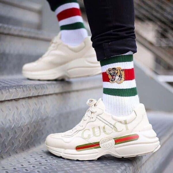 GG Rhyton Premium Quality Off White Casual Shoes