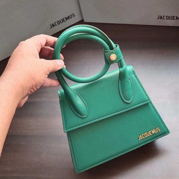 Jacquemus Chiquito Green Small Handbag (With Box)