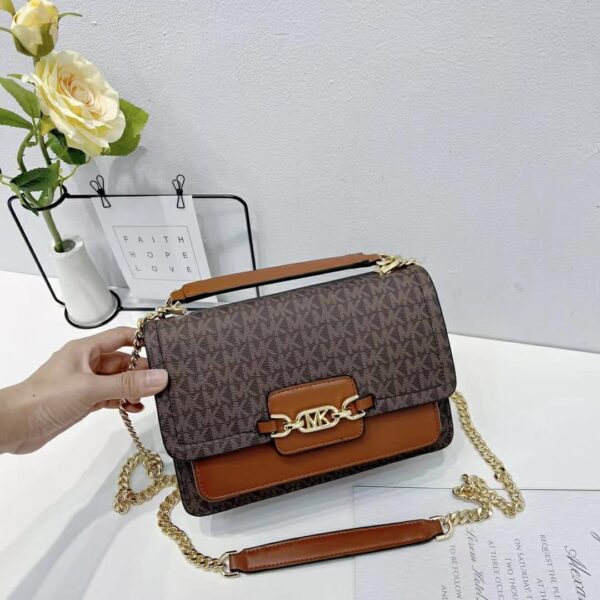 MK Brown Heather Shoulder Bag (With Box)