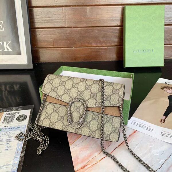 GG Dionysus Khaki Mini Sling Bag (With Box)
