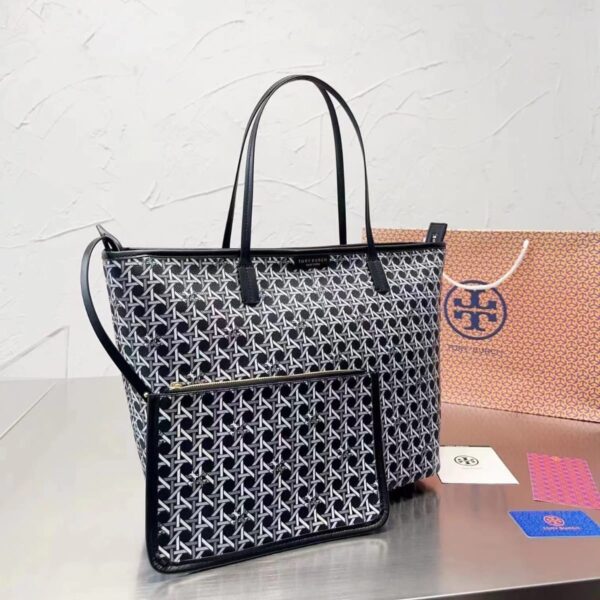 TB EVER READY BLACK TOTE BAG