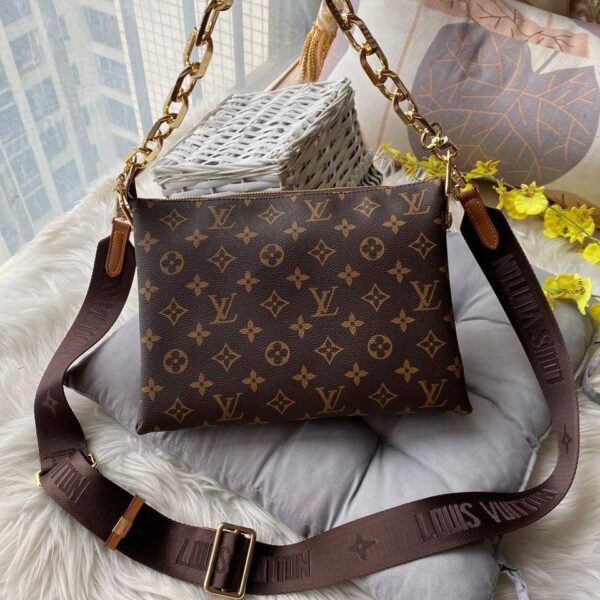 LV Coussin Coffee Mono Sling Bag (With Box)