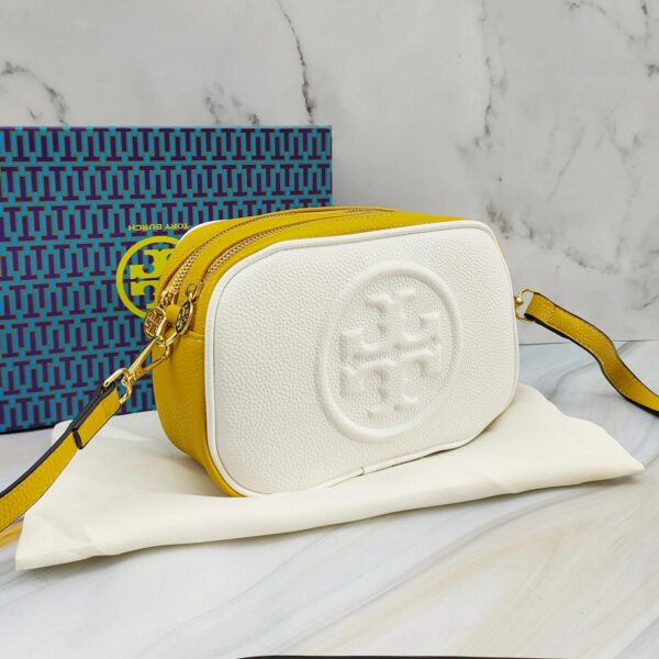 TB Perry Bombe White yellow Color Camera Bag (With Box)