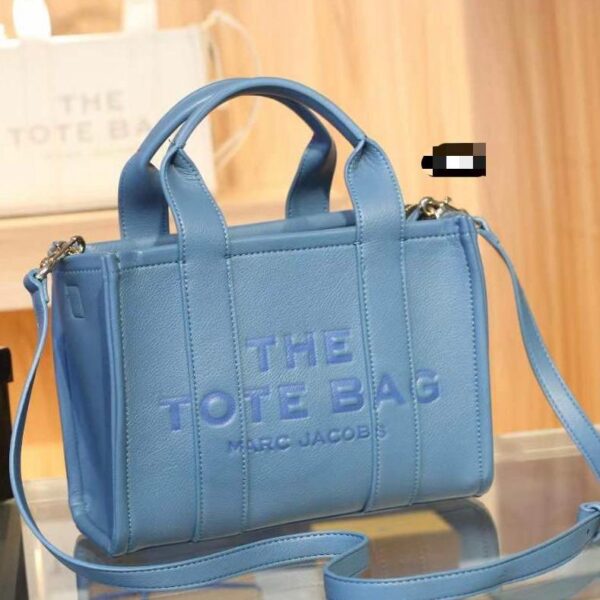 Marc Jacobs Blue Small The Tote Bag (With Box)