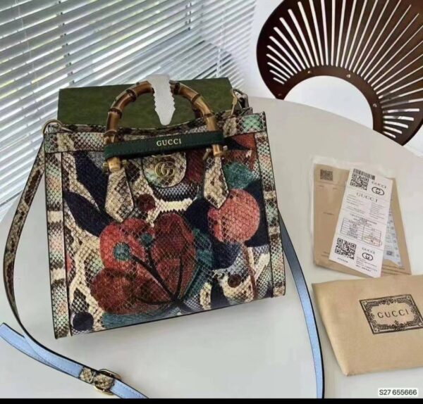GG Diana Python Very Premium Tote Bag (With Box)