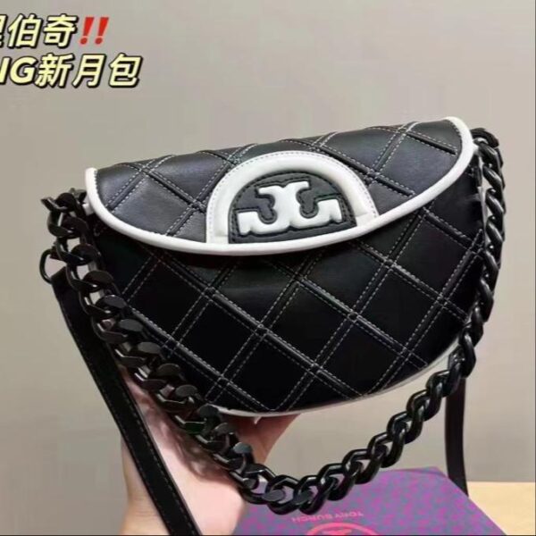 TB Fleming Small Crescent Shoulder Bag Premium quality (With Box)