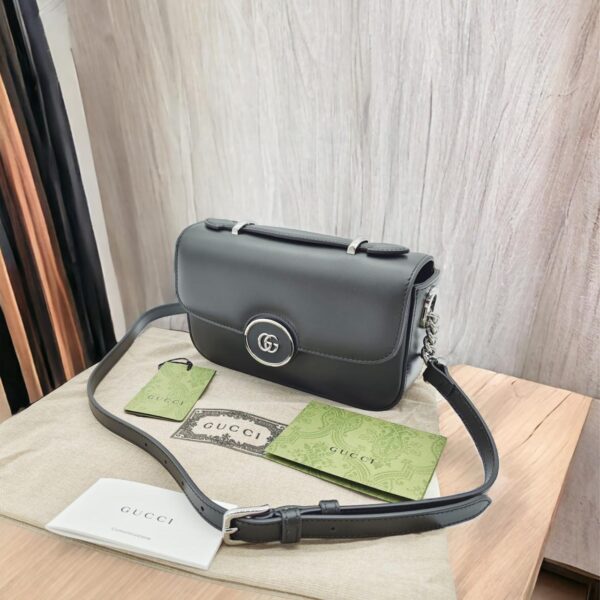 GG GG Black Petite Mini Shoulder Bag (With Box)