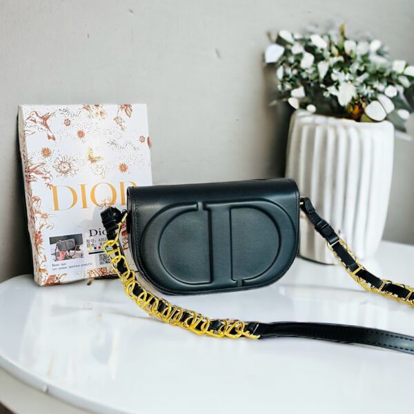 CD CD Black Sling Bag (With Box)