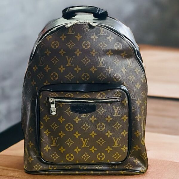 LV Coffee Monogram Unisex Backpack