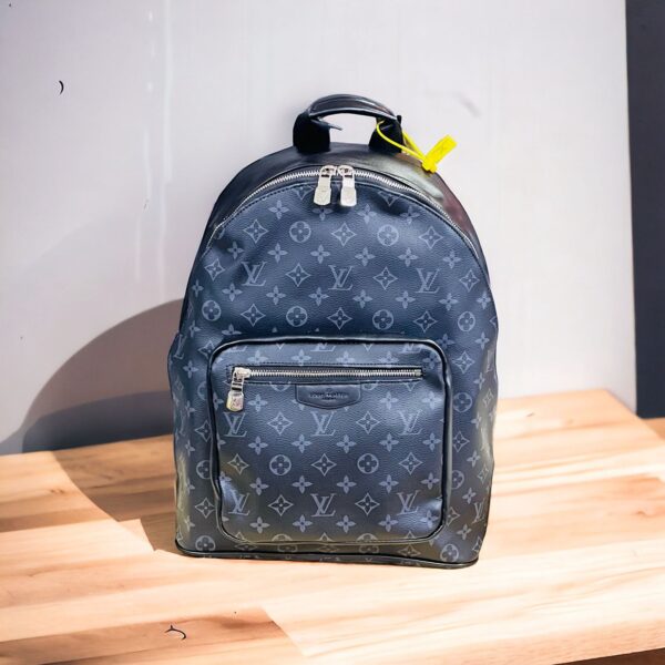 LV Black Monogram Unisex Backpack