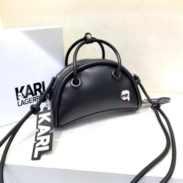 Karl Lagerfeld Iconic Black Small Crossbody Sling Bag (With Box)