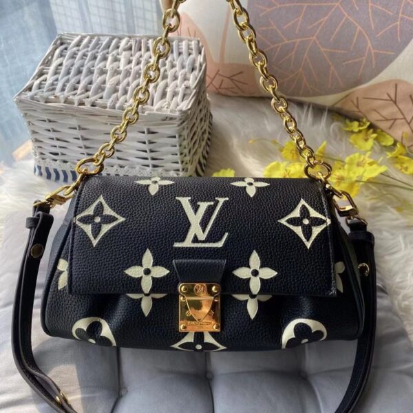 LV Favourite Empreinte Black Shoulder Bag (With Box)