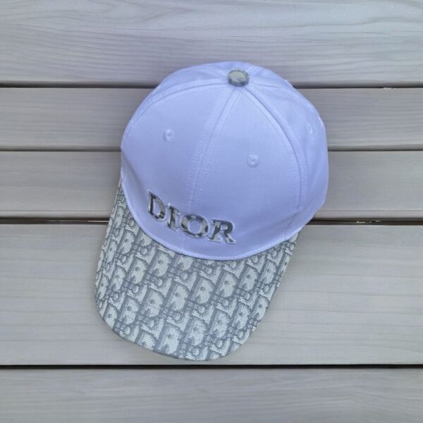 CD White Grey Baseball Cap