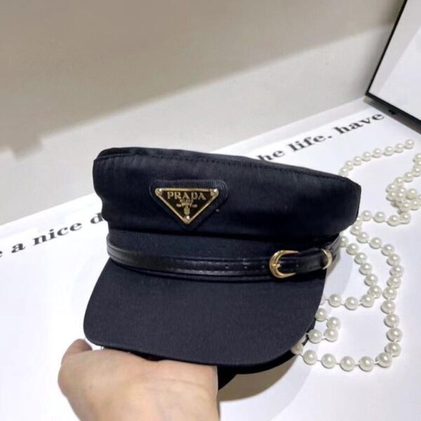Prada Black Logo Ladies Cap