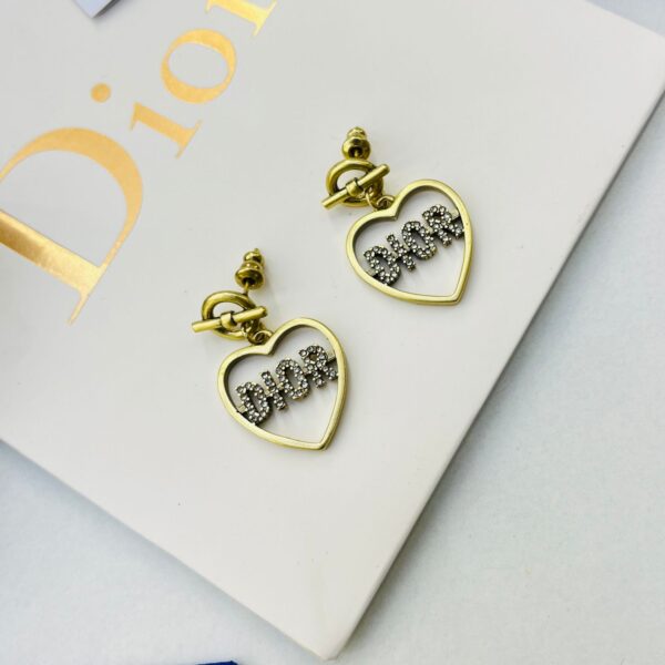 CD Heart Studded Earring