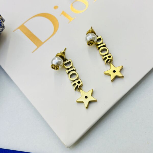 CD Pearl Monogram Earring