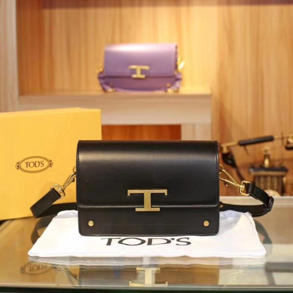 Tods T – Timeless Black Shoulder Bag (With Box)