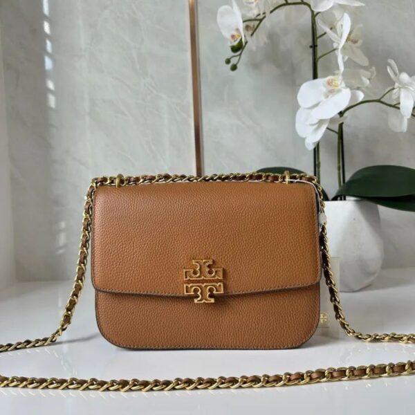 TB Britten Small Tan Silng Bag (With Box)
