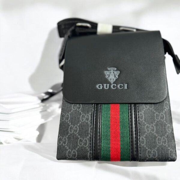 GG Small Black Messenger Bag