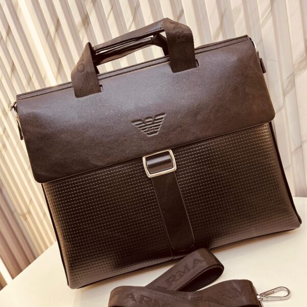 Armani Coffee Laptop Bag