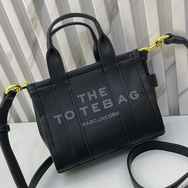 Marc Jacobs Black The Mini Tote Bag