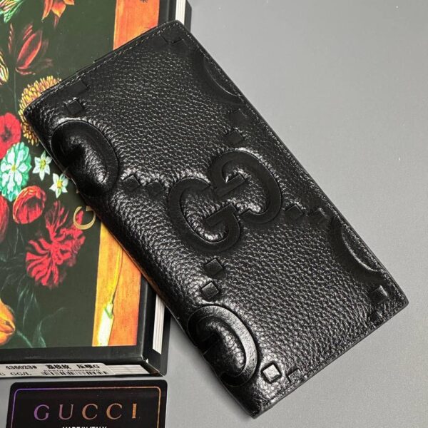GG Reverse GG Black Premium Unisex Long Wallet