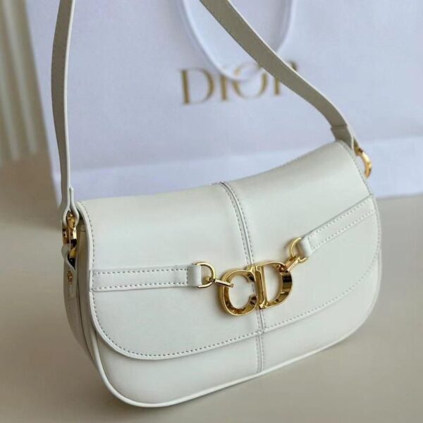 CD Besace White Sling Bag (With Box)
