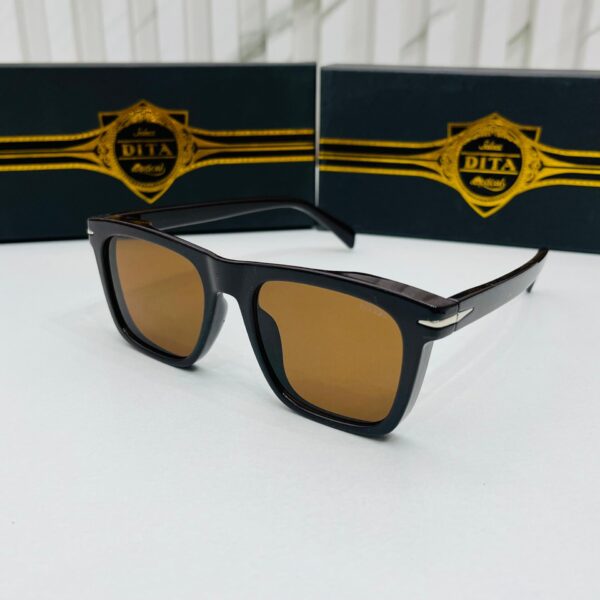 Dita Brown Glass Unisex Sunglass