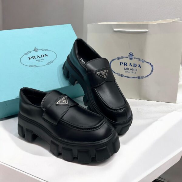 Prada Monolith Leather shoes For Women