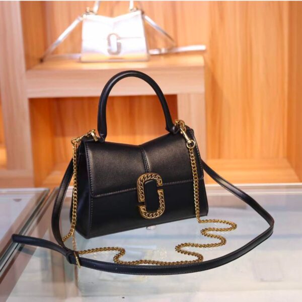 Marc Jacob The Mini St Marc Black Handbag (With Box)