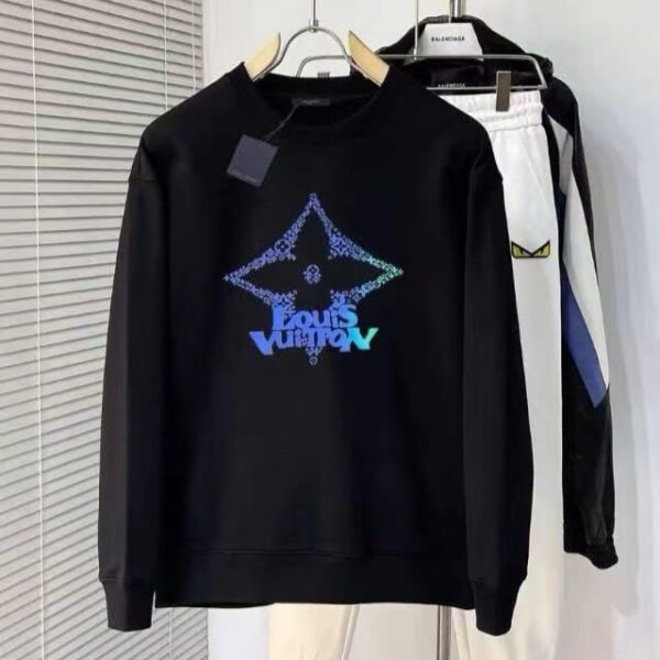 LV Flower Black Sweatshirt