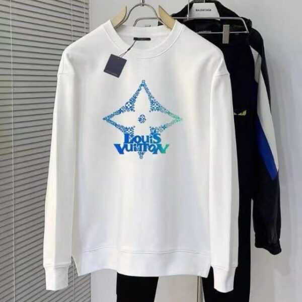LV Flower White Sweatshirt