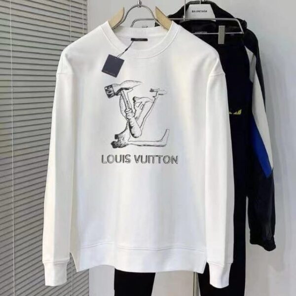 LV Halloween White Sweatshirt