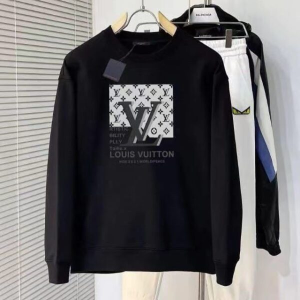 LV Malletier Black Sweatshirt
