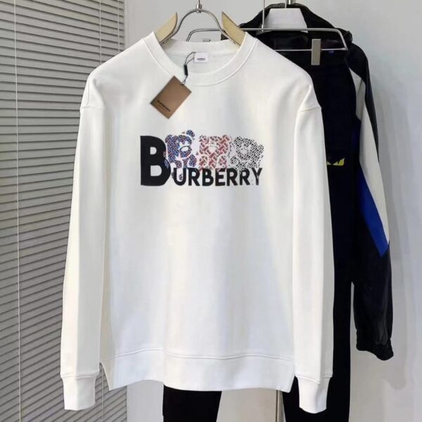 Burberry Teddy White Sweatshirt