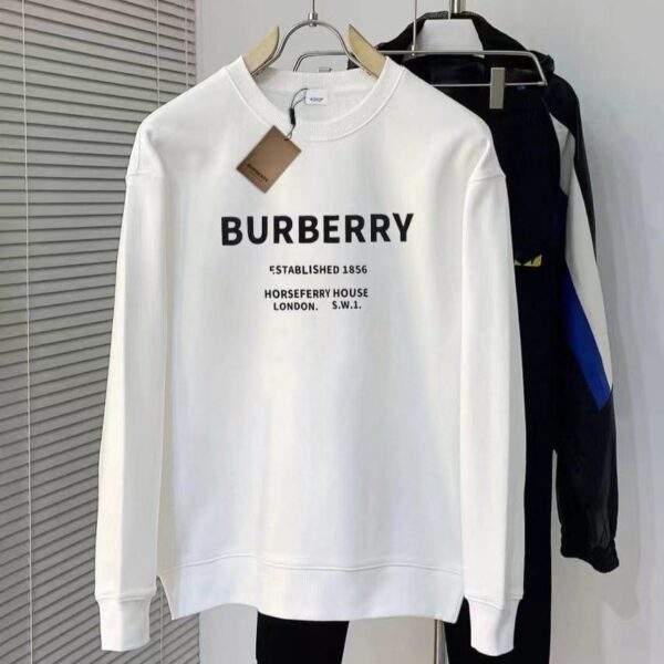 Burberry Horseferry White Sweatshirt