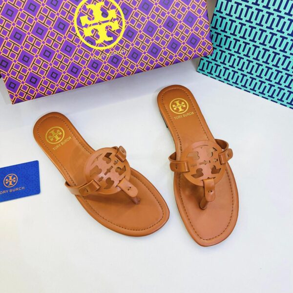 TB Miller Brown Slip On Flat