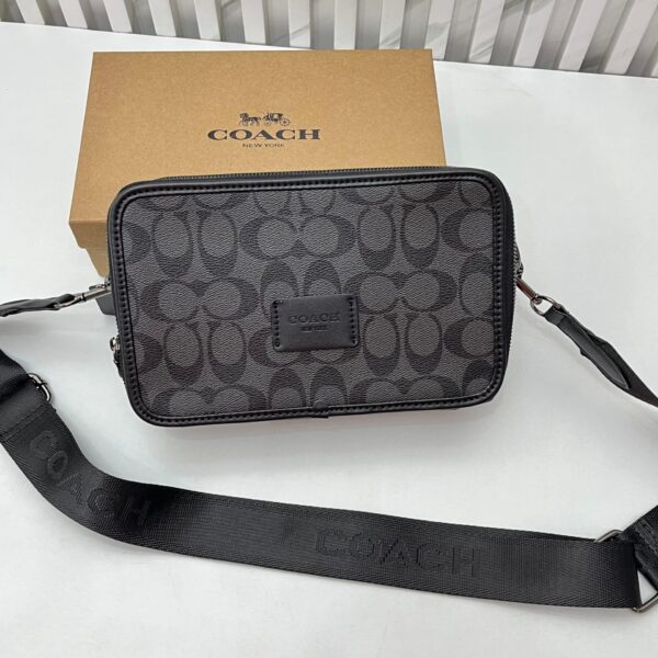 Coach Wyatt Black Messenger Bag (With Box)