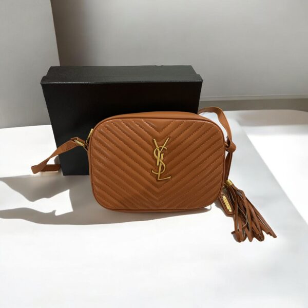 Ysl Lou Tan Camera Sling Bag (With Box)