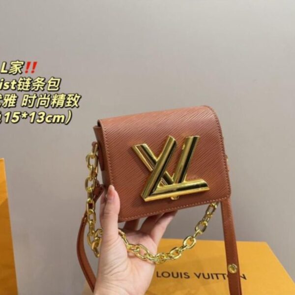 LV Twist Brown Mini Sling Bag (With Double Box)