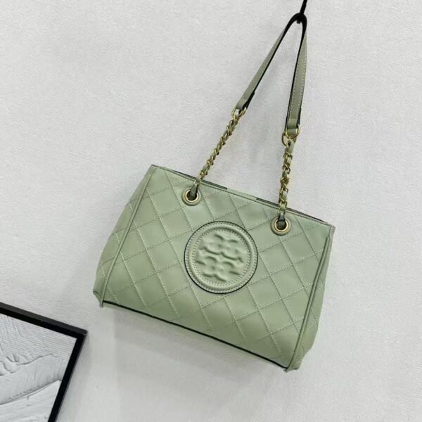 TB Fleming Pastel Green Medium Tote Bag