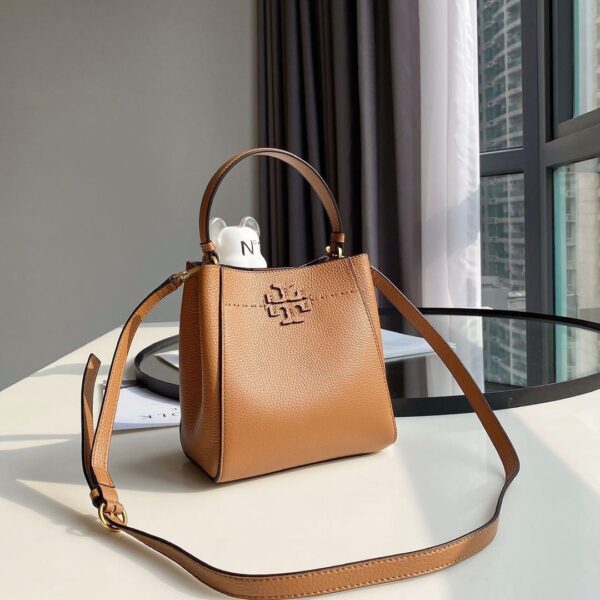TB Mcgraw Brown Bucket Sling Bag (With Box)