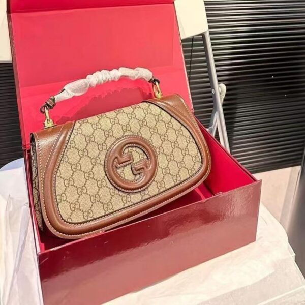 GG Blondie Mini Ophidia Coffee Premium Sling Bag (With Box)