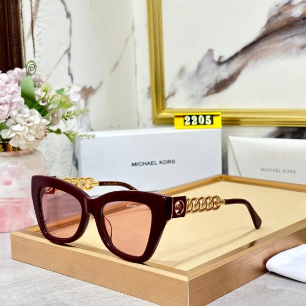 MK Cat-Eye Wine Color Premium Sunglass For Women