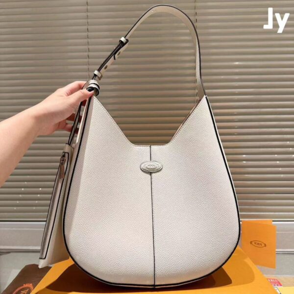 Tods White Premium Hobo Bag (With Box)