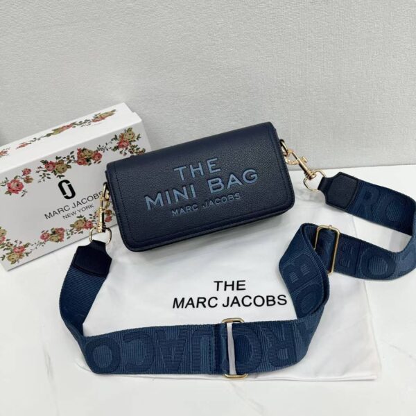 Marc Jacobs Dark Blue The Mini Bag (With Box)