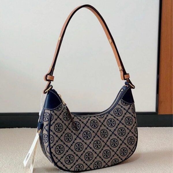 TB Crescent Blue Hobo Bag (With Box)