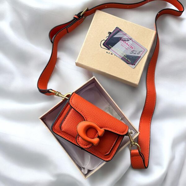 Coach Apricot Orange Miniature Tabby Sling Bag (With Box)